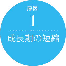 成長期の短縮