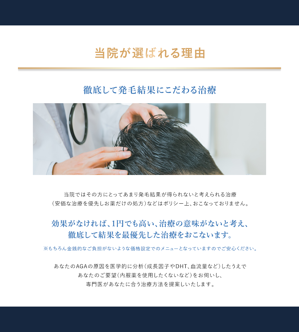 当院が選ばれる理由