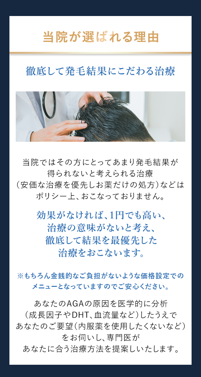 当院が選ばれる理由